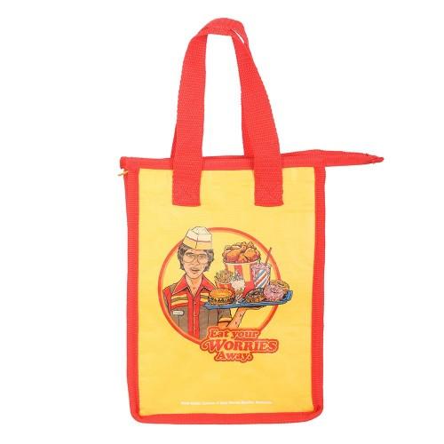 Steven Rhodes Eat Your Worries Lunch Bag