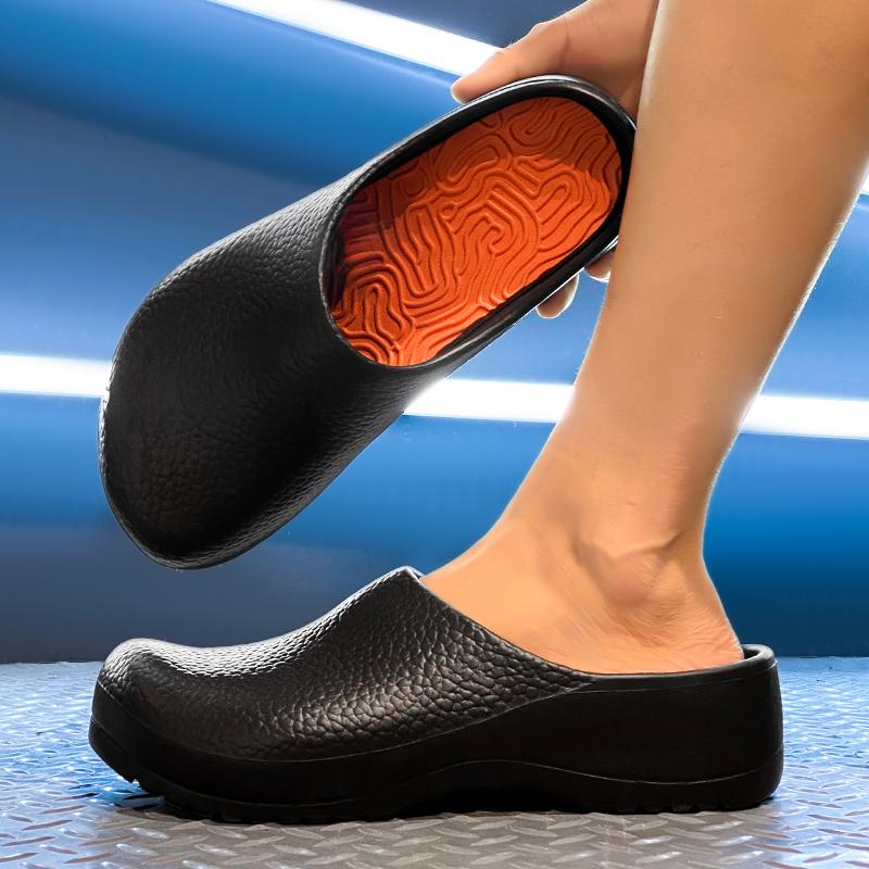 Men Slide Shoes Couples Garden Clogs Women Water Proof Chef Shoes Beach Sandal Slide Shoes For Pet Workers Outside Fishing Shoes