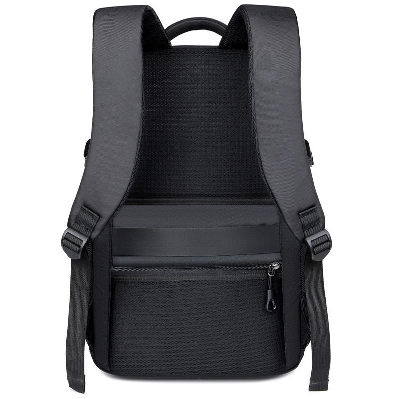 Men's Computer Bag Trendy Business Trip Headphones Leather Backpack Business Commuting Casual Student School Bag