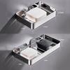 Self-draining Soap Holder Wall Mounted Soap Dish High Quality Bathroom Soap Rack  Home
