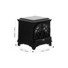 Mini Plastic Luminous Fireplace Miniature House Accessories Mini Fireplace Decoration for Tiny House DIY Craft Prop
