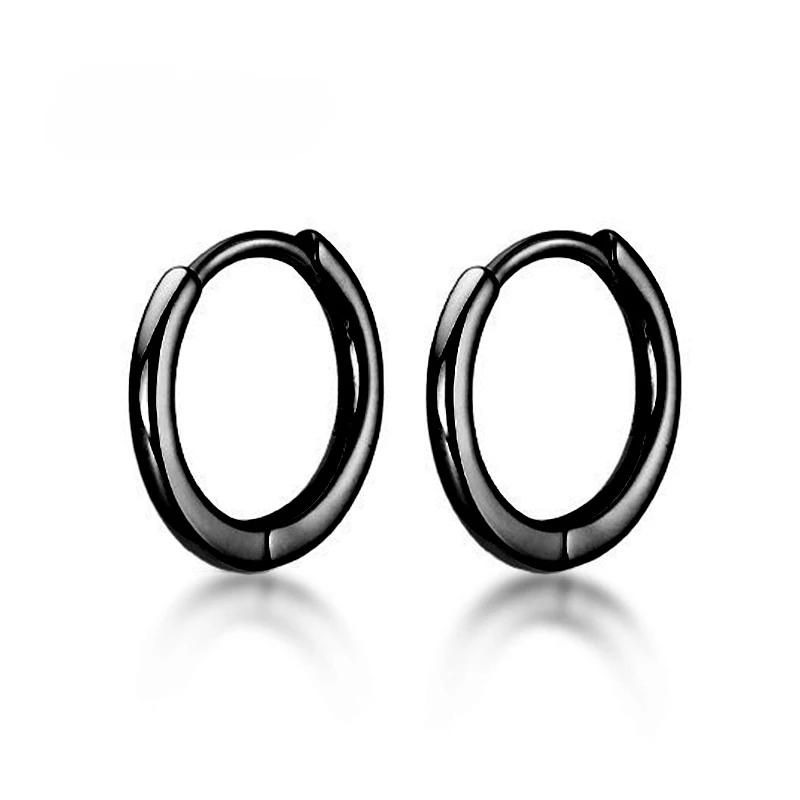 1 Pairs Fake Ear Clip Hoop Earrings for Men Women Stainless Steel Painless Non Piercing Fake Earrings Jewelry Gifts