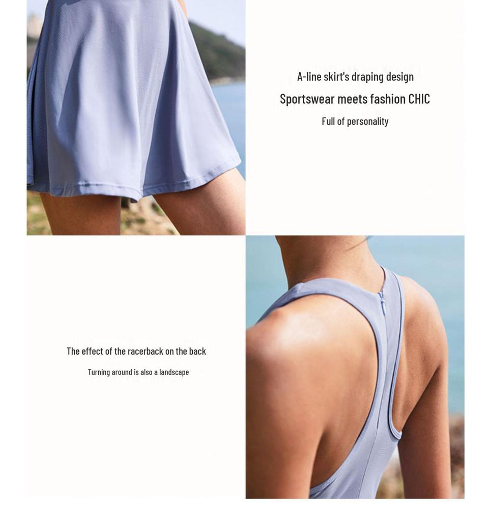 Women's Sports Fitness Skirt: Tennis, Yoga, Golf - Anti-Exposure Design