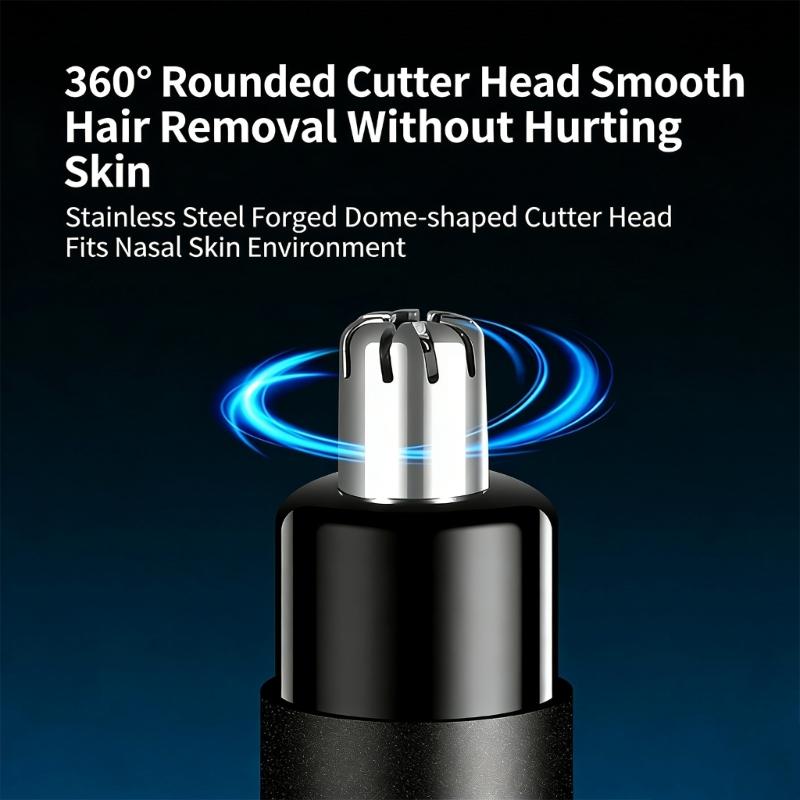 Multifunctional Portable Touch Operation Nose Hair Trimmer Plastic Texture Suitable for Quick Easy Discreet Trimming