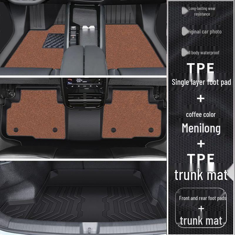 New 26-Model TPE Full Coverage Floor Mats for Lincoln MKC - Driver's Side Protection, Original Carpet Replacement.