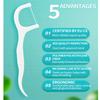 1/2/5 Bag Disposable Dental Floss Dental Floss Picks Clean Between Teeth Interdental Brush Oral Care Toothpick Floss Picks