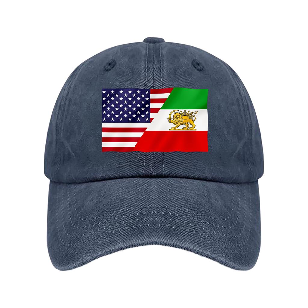 Fashion Print Baseball Cap, Fabric, Unique Design, Cross-border DirectShipping, In-stock & Ready To Ship