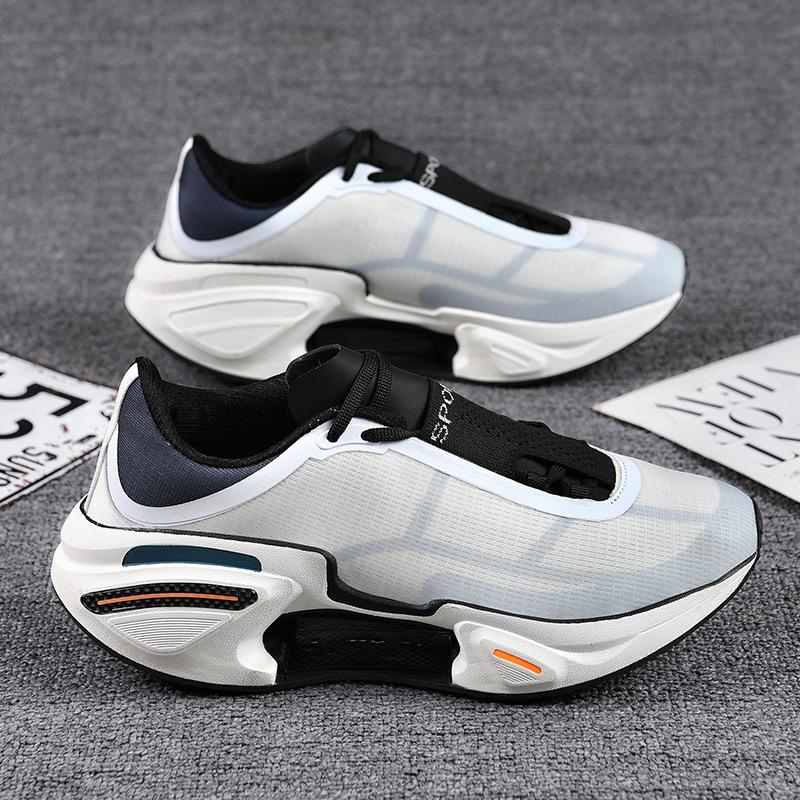 Middle School Student Dead Shoes 2025 New Ultra-light Shock Absorption Professional Running Shoes Men's Breathable Student Sports Shoes Non-slip