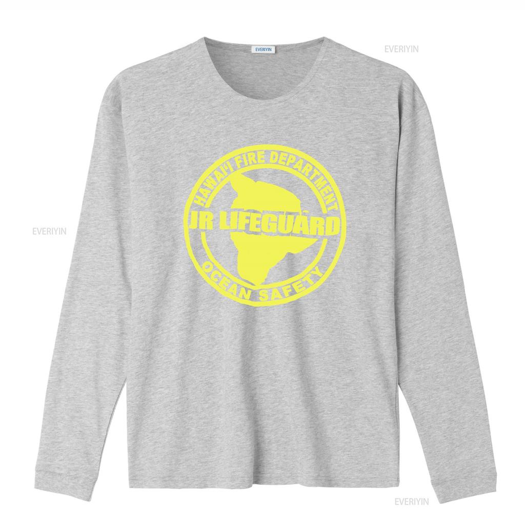 Hawaii Fire Department Jr Lifeguard Ocean Safety T Shirt for Casual Cool Design vintage Washed Slightly graphic Comfortable