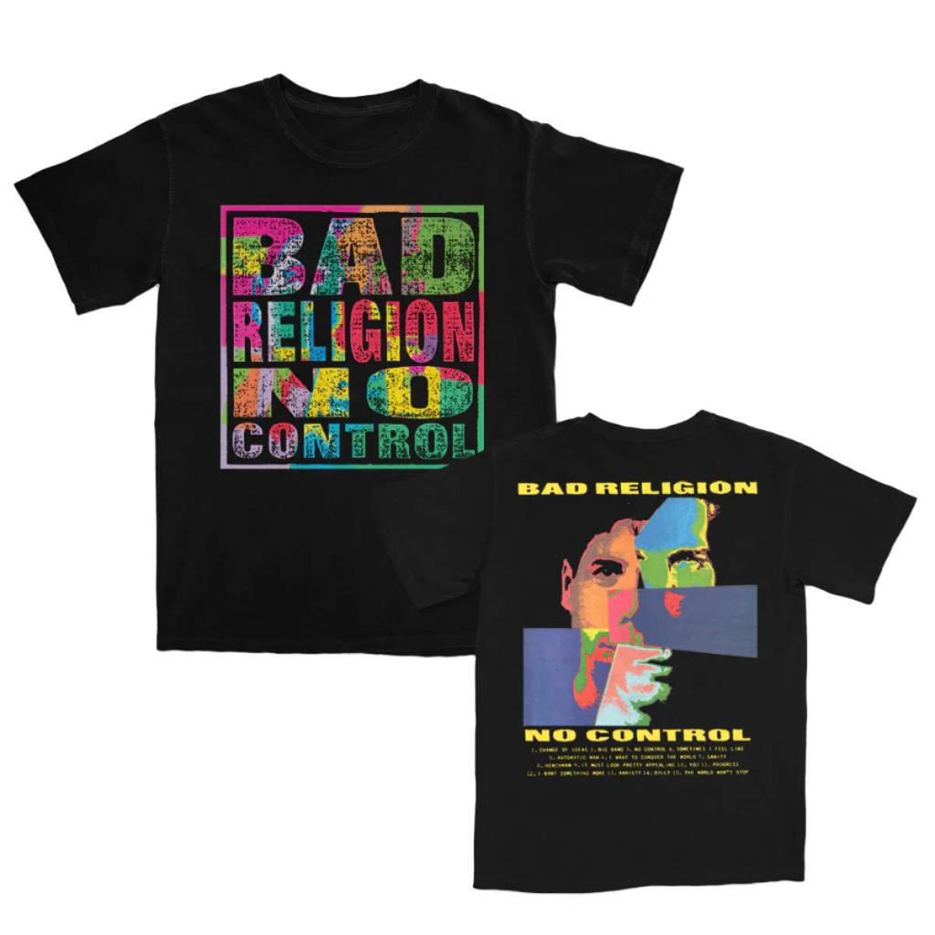 1980 Bad Religion Μπάντα PUNK Hardcore Casual T-shirt Ανδρικό και Γυναικείο Πολυτελής Μάρκα Κορυφή