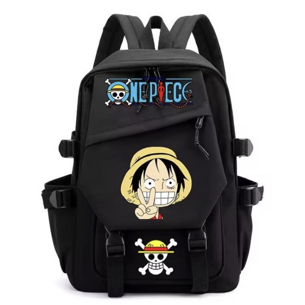 ONE PIECE High School Junior High School Student Elementary School Bag Luffy Fashion Trend Large Capacity Teen Backpack