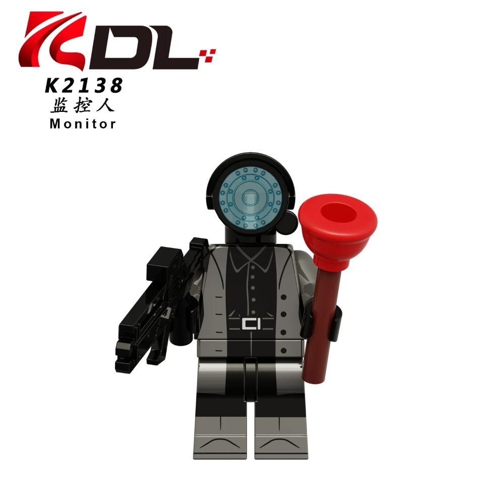 Skibidi Toilet MOC Abstract Robot Building Blocks Compatible With LEGO Monitor TV Man Delicate Figures Mini Model Bricks Toys