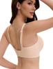 Europe and the United States have no traces, gather and close secondary breasts, anti-sagging sports underwear, summer breathable large cup bra