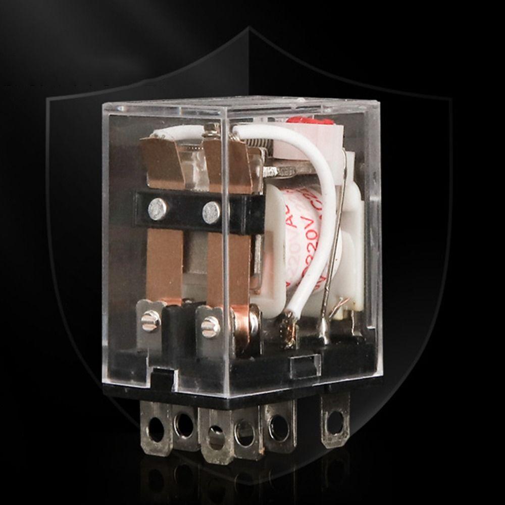 Industrial HH62P Power Relay High Current 12/24/220V Electromagnetic Relay Universal DPDT Relay Electronics