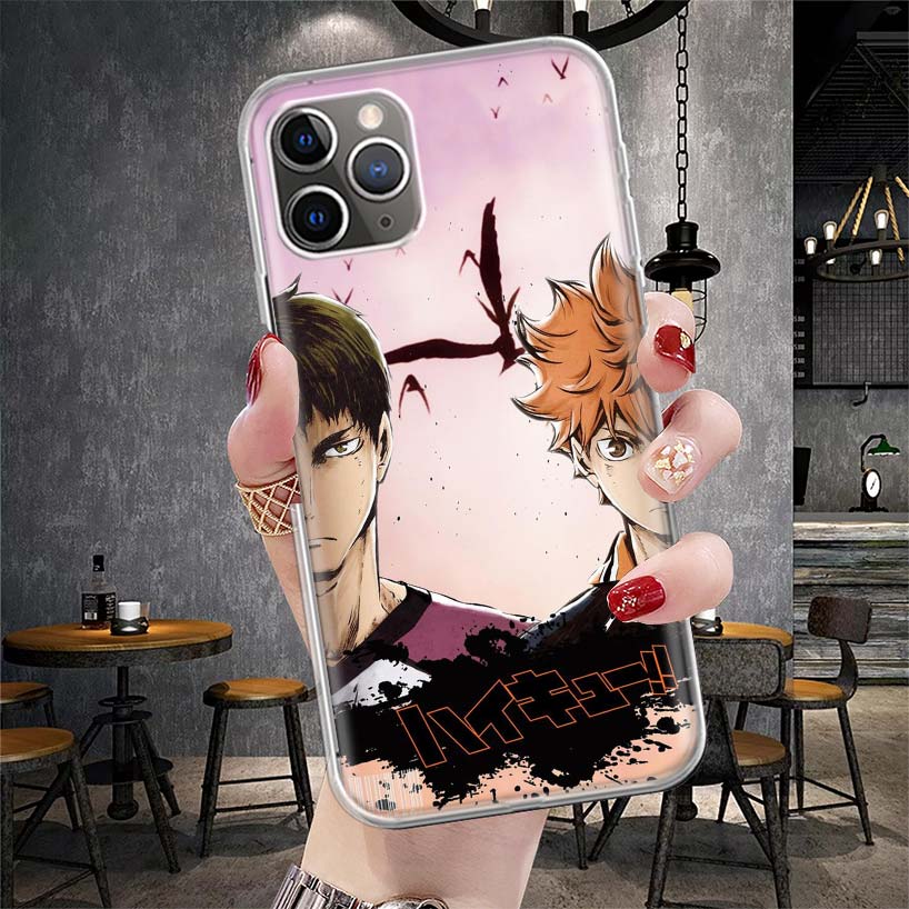 Haikyuu Oya Volleyball Anime Soft Phone Case For IPhone 11 17 Air 16E 16 Pro Max 15 + 14 Plus 13 Mini 12 Apple 7 SE 8 Fundas Coq