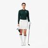 Lacoste Women's Graphic Point Semi High-Neck Long-Sleeve T-shirt TF2765-54NYZP