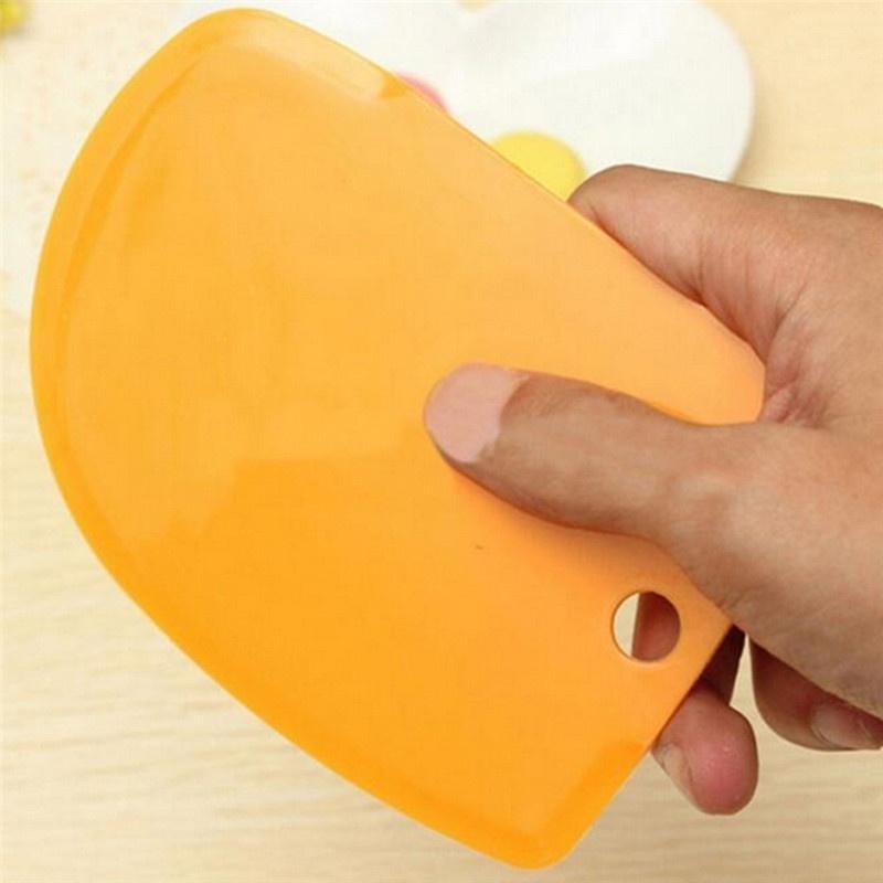 3PCS Fondant Scraper Tool Set Professional Cake Decorating Smoother Baking Pastry Icing Tool Perfect for Smooth Edges