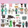 Minecraft Themed Creeper Building Block Assembly Cake Decoration Plugin Party