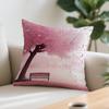 Cherry Blossom Tree Cushions Pillowcase Polyester Cushion Cover Throw Pillow Pillowcover Home Sofa Decor