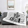 I Am Not A Crime Blanket For Sofa Bed Travel Skin Color Black White Colorism Movement King Queen Melanin Skin