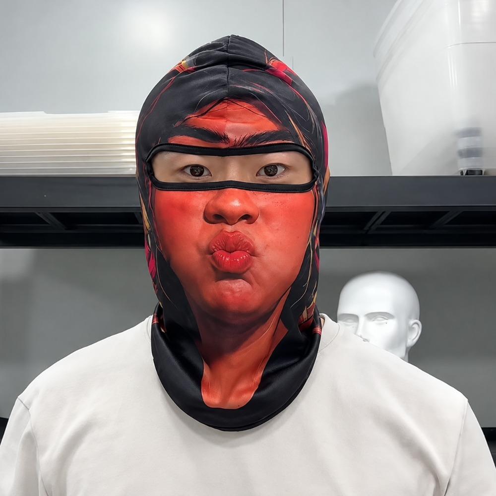 Elderly Man Old Man Balaclava Face Mask Full Coverage Funny Ski Mask Outdoor/Cycling/Pranks/Party