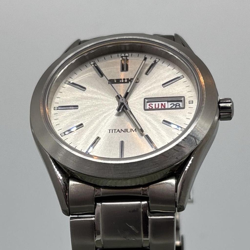 [USED] Fully Functional SEIKO TITANIUM 7N43-0AN0 with No Scratches On the Crystal