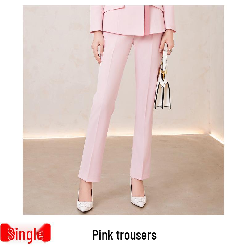 Women's White Autumn Fashion Formal Suit Set