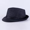 Men's Summer Visor Hat, Old Man's Hat, Plaid and Tricolor Grass Top Hat