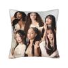 Katseye Kpop Stil Quadratische Kissenhülle Polyester Überwurf Kissen Koreanischer Stil Neuheit Kissenbezüge