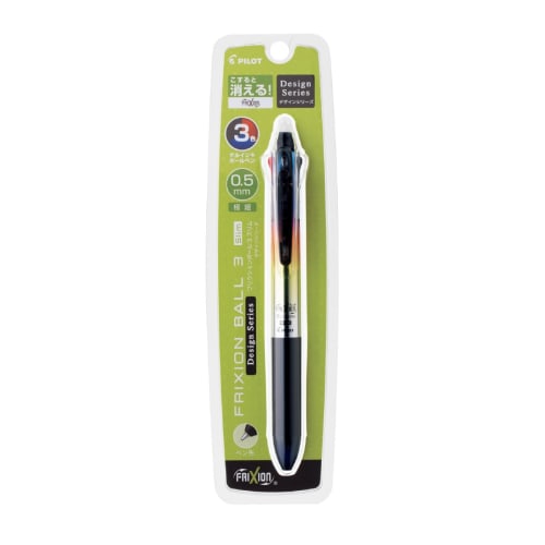 PILOT Multicolor-Kugelschreiber Frixion Ball 3 Slim 0,5 mm Wärmegradation PLKFBS60EFDHGR