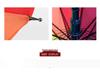 Automatic 16-Rib Rainbow Umbrella with Long Handle and Custom Logo