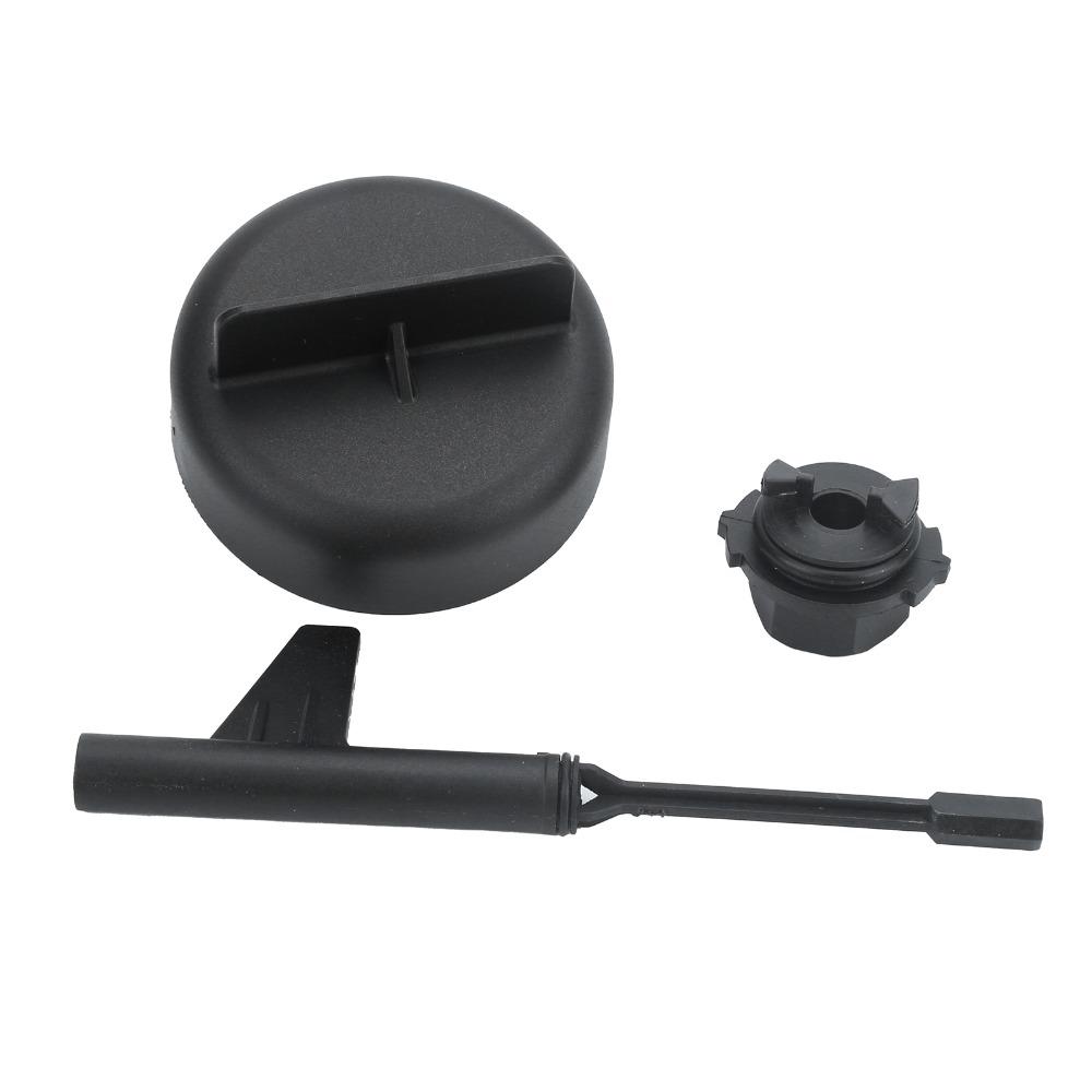 Set di 3 Pezzi per Controllo Livello e Riempimento Olio con Tappo di Scarico Adattatore per Sostituzione Olio Cambio Stile OEM Negozio Auto