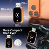 Wireless CarPlay Android Auto Apple Carplay Wireless Android Auto Orange Mini Car Play Adapter 2in1 AI Smart Box Bluetooth