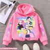 KPop Demon Hunters Cute Print Boys Girls Hooded Sweatshirt Children's Fall and Winter Casual Fashion Warm Pullover Sweatshirt
