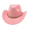 Solider und Western Cowboyhut Filzhut Wollzylinder Hut Vintage Ethnischer Hut
