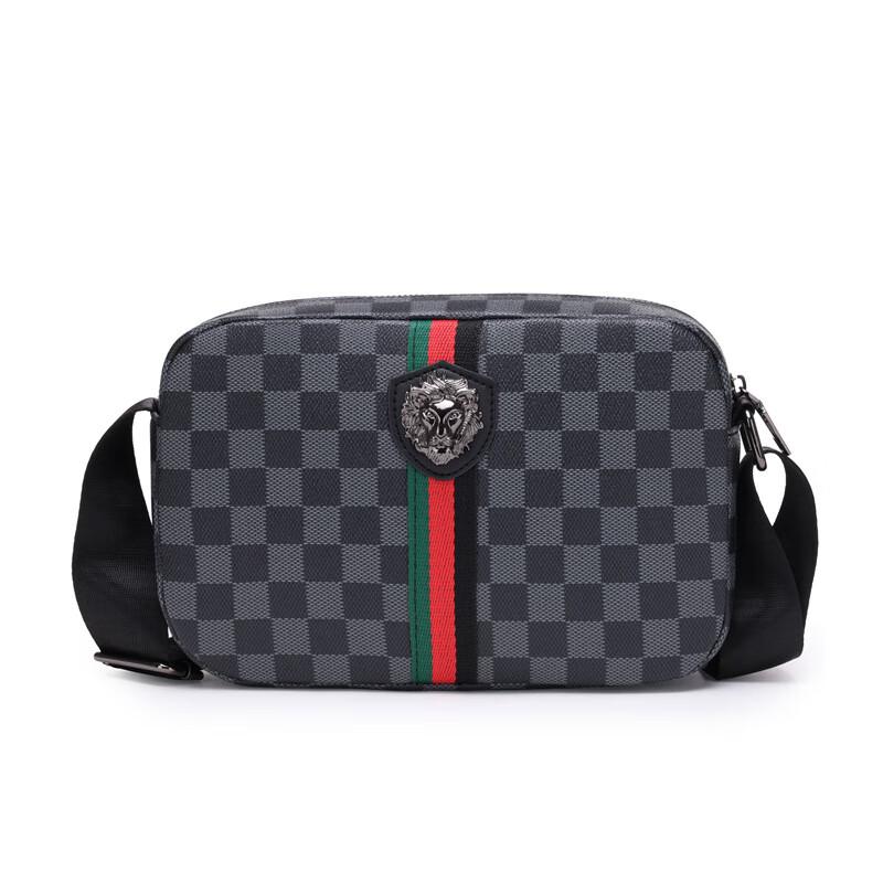 

Men s Classic Plaid Crossbody Bag