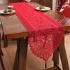 With Tassel Table Runner Lace Table Decoration Retro Dining Table Mat  Home Decoration