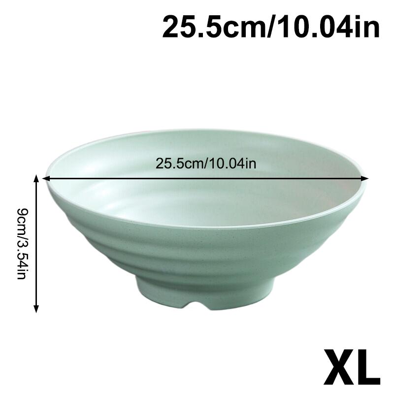 7-10inch Unbreakable Japanese Ramen Bowl Noodles Cereal Soup Salads Bowl Kitchen & Dining Tableware For Microwave And Dishwasher