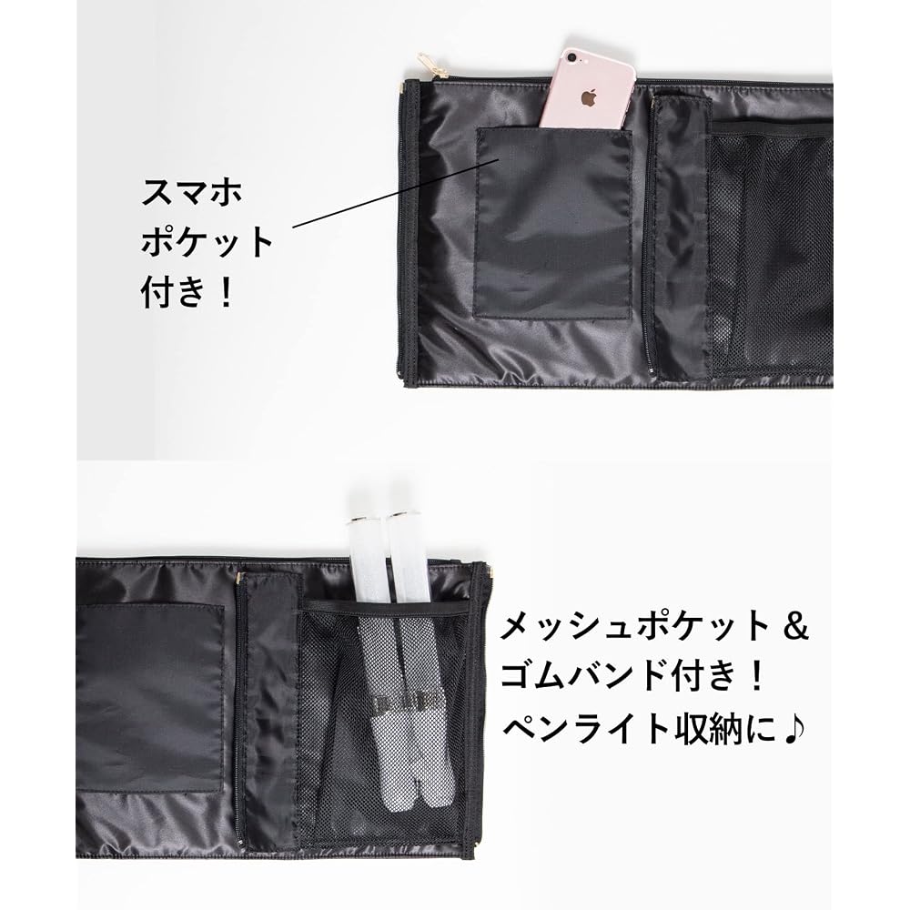 WEGO Ita Bag (Large Size) Lace-up Tote Bag, Decorated Bag, A3/A4 Size, Clear, for Fandom