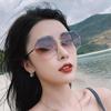 2024 Women's Crystal-Cut Polygon Sunglasses for Slimming Round Faces