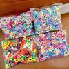 100/500pcs Women Girls Colorful Nylon Elastic Hair Bands Ponytail Hold Small Hair Tie Rubber Bands Scrunchie Hair Accessories
