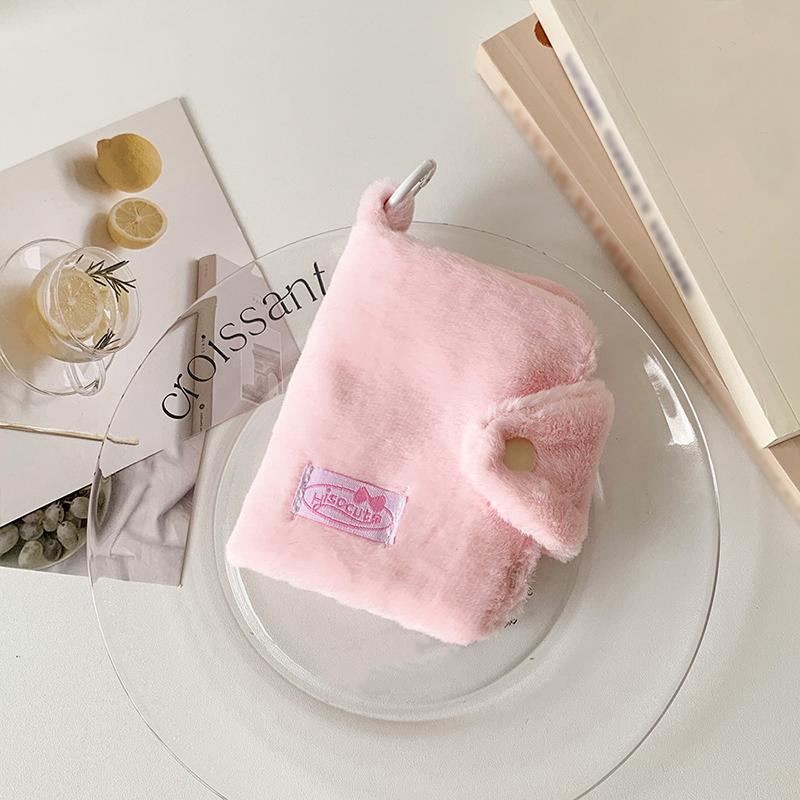 

1 шт. Кошелек для монет, Визитница, Мини-сумки для хранения, Милая сумка для наушников, Изысканный брелок, Минималистичный стиль, 10,3x8 см розовый