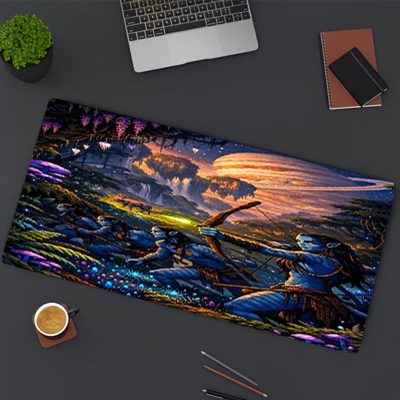 Avatar Print Mouse Pad, for Keyboard Pad Laptop PC Mat for Office Home Use, Desk Decor, Perfect Birthday Gift for Gamers