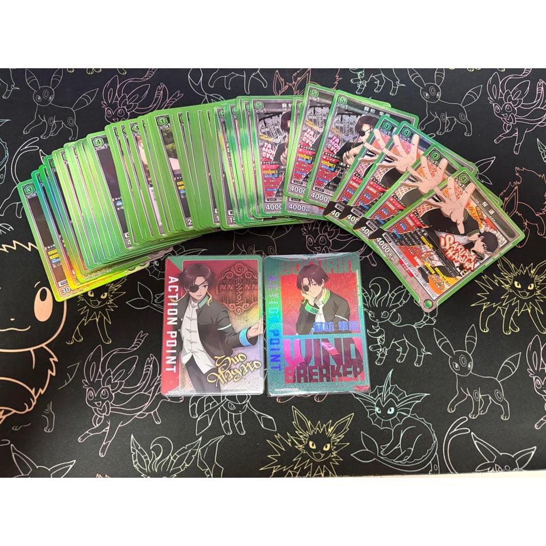 Used Uniari Green Bow Furin Pre-Constructed Deck Set
