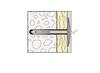 Fisher External Insulation Anchor DIPK 043967 External Insulation Anchor 10/40-60 (200 pieces) (Drive-in type)