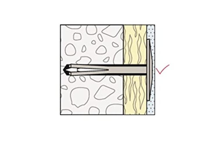 Fisher External Insulation Anchor DIPK 043967 External Insulation Anchor 10/40-60 (200 pieces) (Drive-in type)
