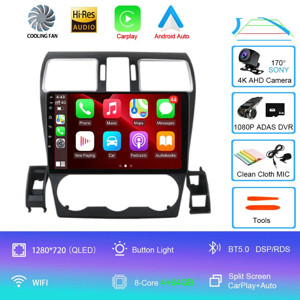 Android 14 Radio For Subaru Forester 4 SJ XV WRX 2012 - 2018 Carplay Stereo GPS Navi Video Playe Car Multimedia 2din Carplay DVD