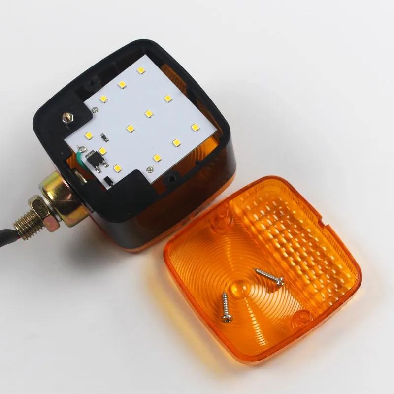 For Forklift LED Front Turn Signal Double-sided Small Light Three-wire 12V 24V 48V Suitable for Hangcha Heli High Quality Parts