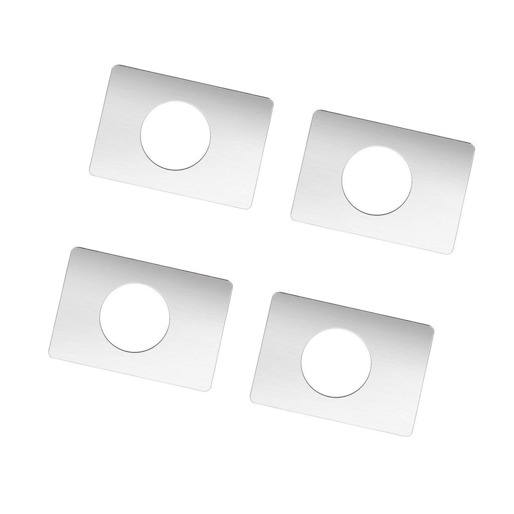 Upgrades Door Knob & Deadbolt Reinforcement Plate Door Lock Hole Backing Reinforcer for Enhanced Security & Easy Repair