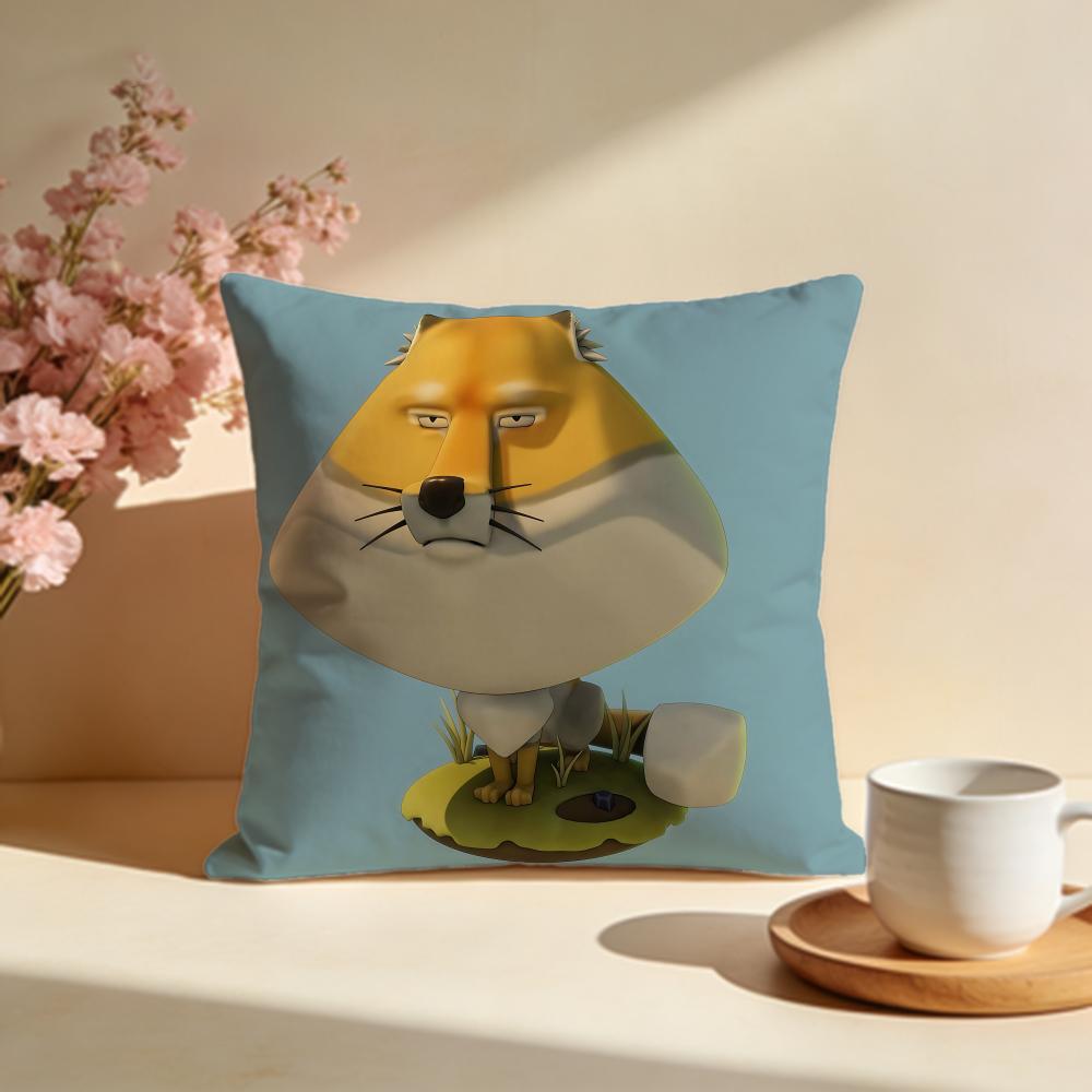 Elusive Tibetan Fox Cushion Cover Soft Pillow Cases for Home Bedroom Living Room Sofa